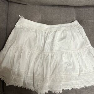 Ulla Johnson White A-Line Skirt